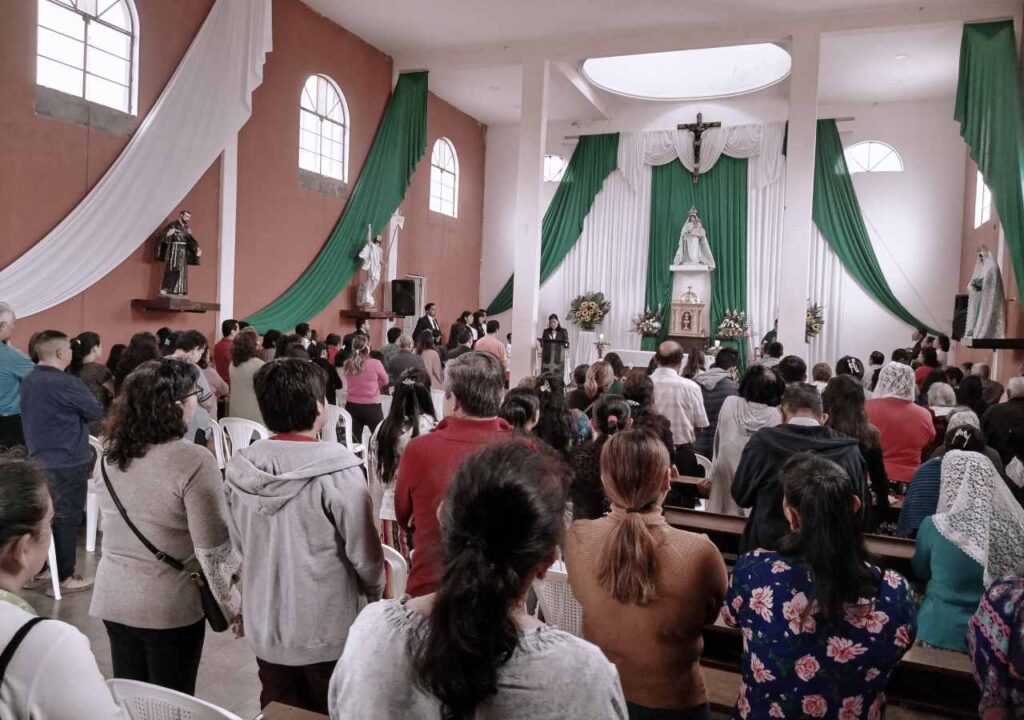 Santa Misa Filial Virgen de Candelaria en Parroquia Nuestra Señora del Carmen