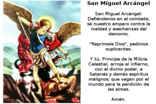 Oración a San Miguel Arcángel - Parroquia Nuestra Señora del Carmen