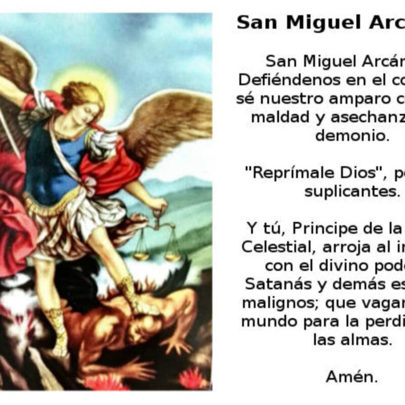 Oración a San Miguel Arcángel